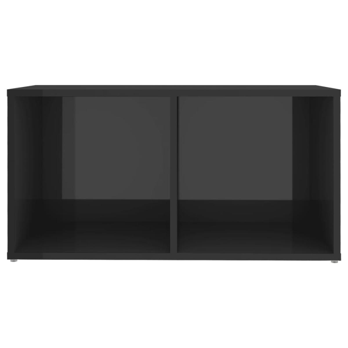 Juego de mueble para TV de 8 piezas aglomerado gris brillante