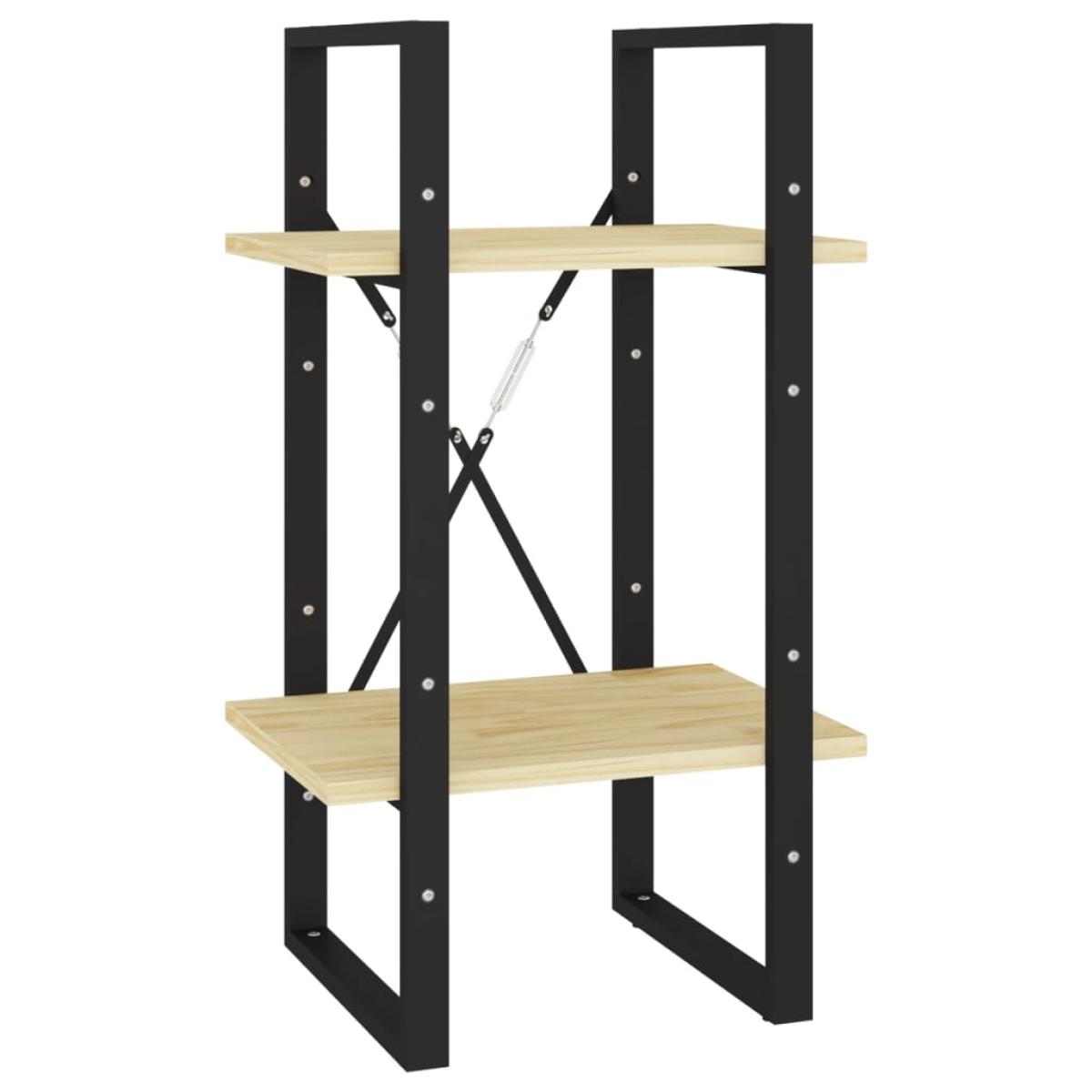 Estantería librería 5 niveles de madera de pino 40x30x175 cm