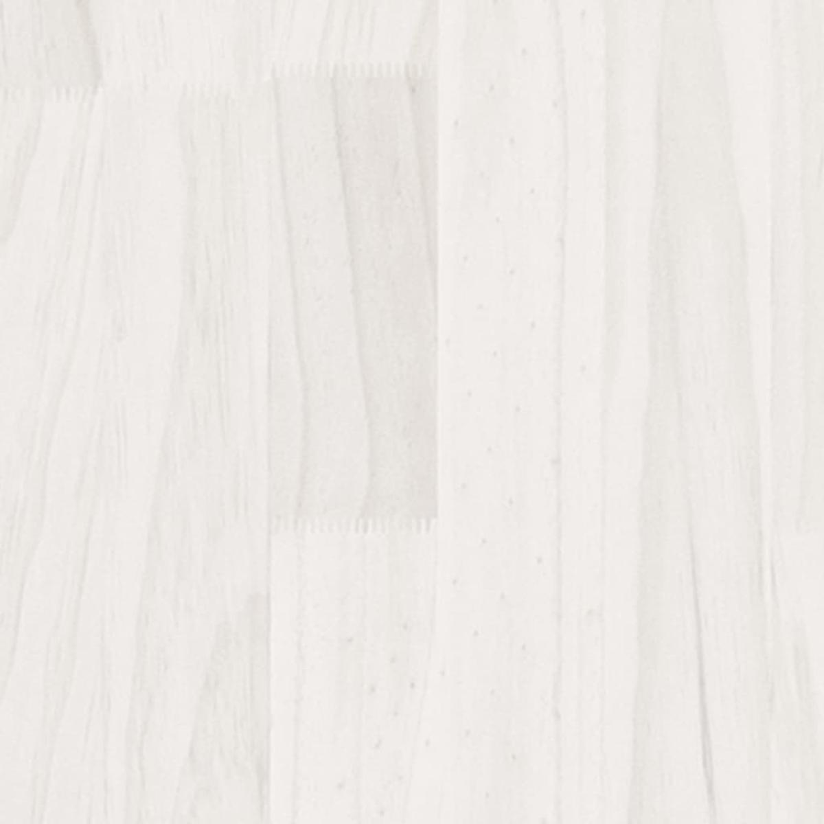 Estantería 5 niveles madera de pino blanco 60x30x175 cm