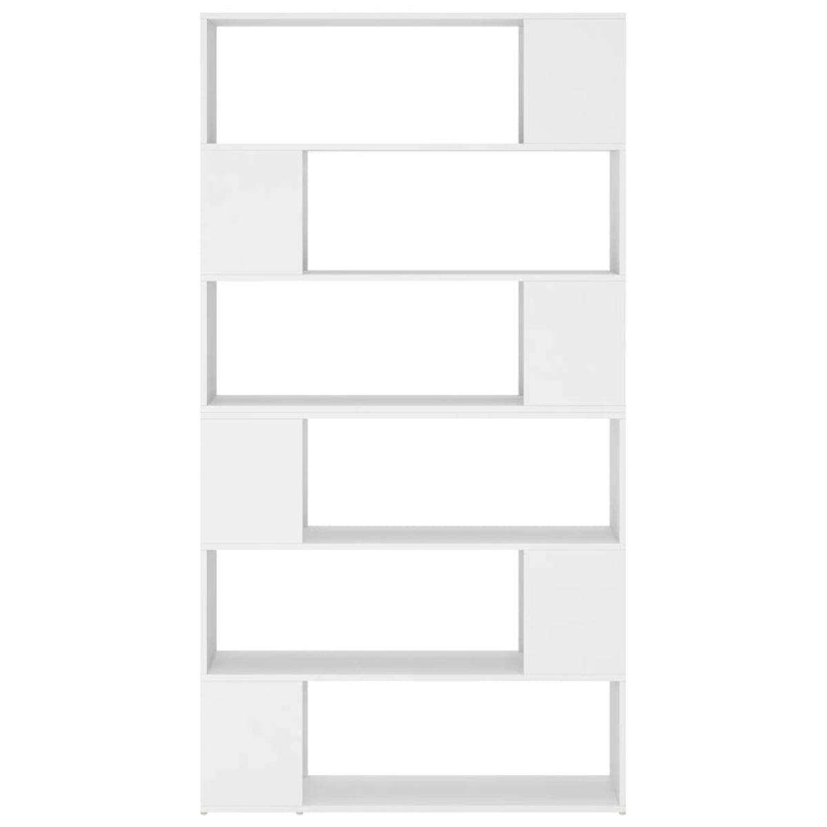 Estantería divisor de espacios blanco 100x24x188 cm