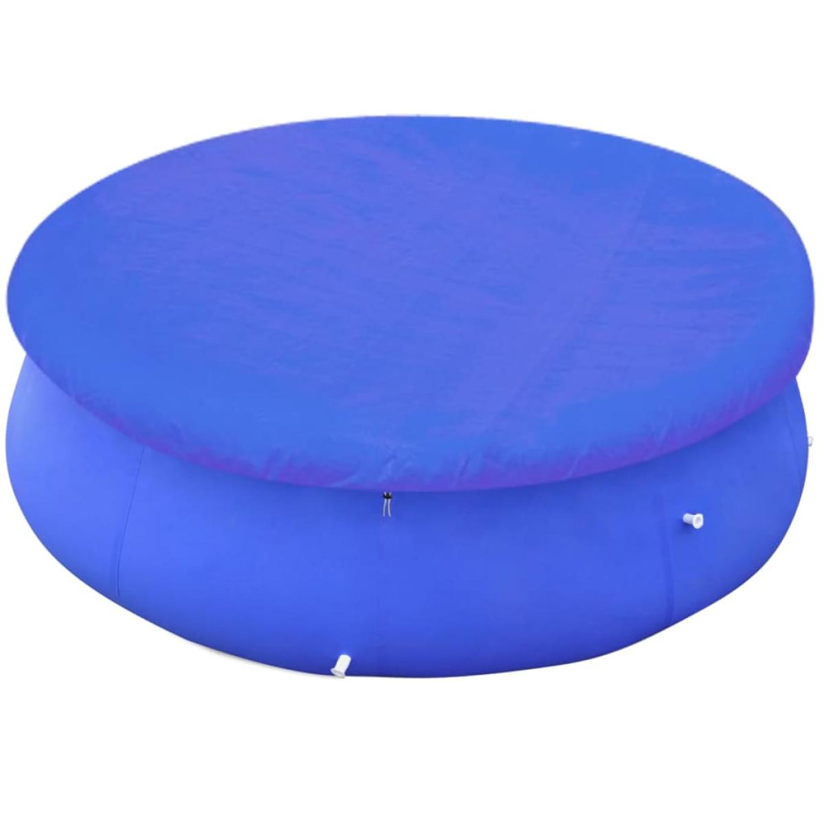 Cubiertas para piscina 2 uds piscina elevada redonda 360-367 cm