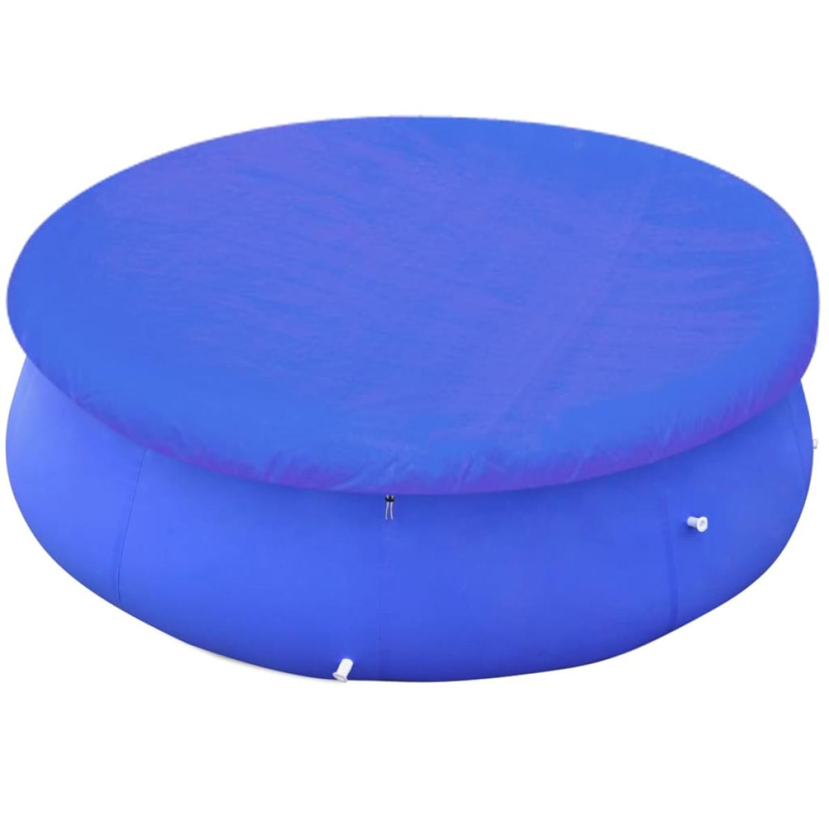 Cubiertas para piscina 2 uds piscina elevada redonda 450-457 cm