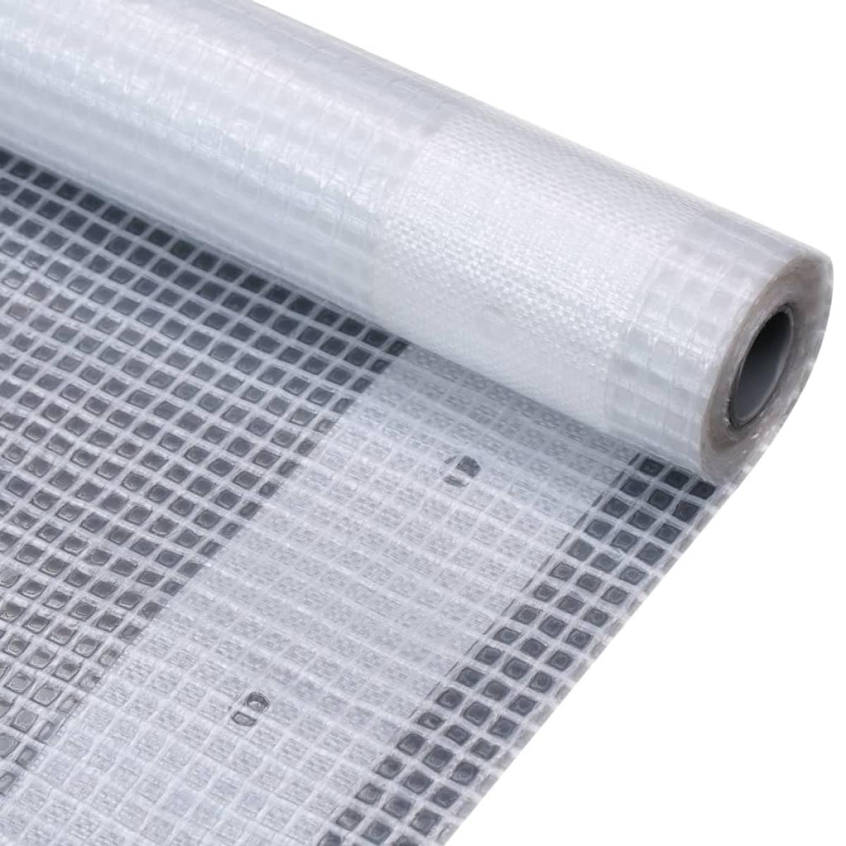 Lonas de leno 2 unidades 260 g/m² 1,5x10 m blanca