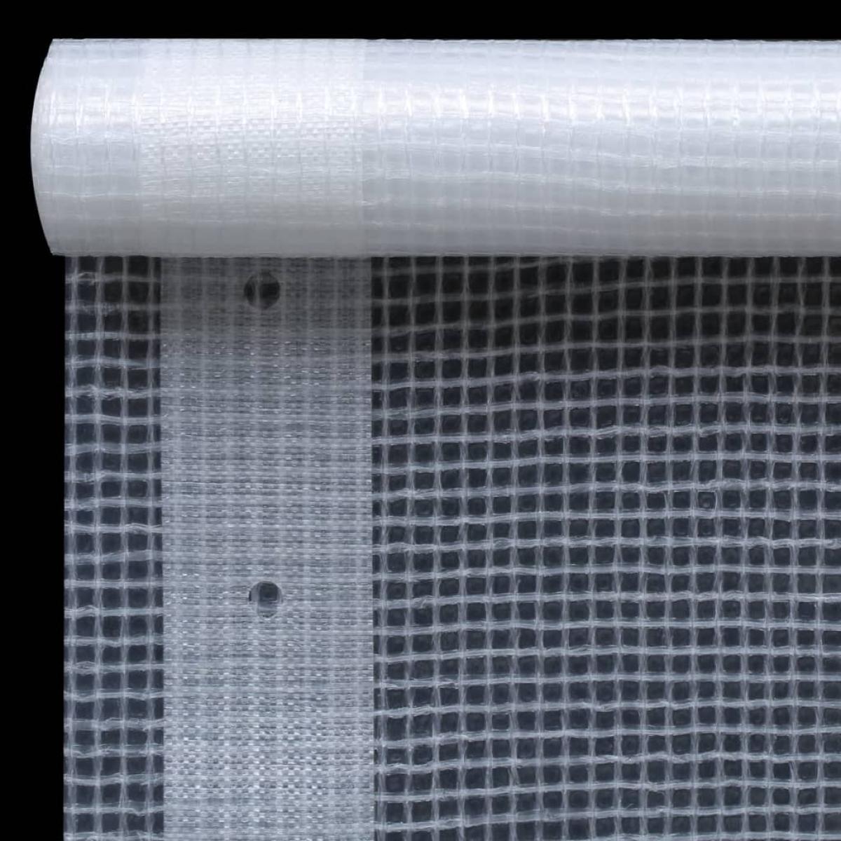 Lonas de leno 2 unidades 260 g/m² 1,5x10 m blanca