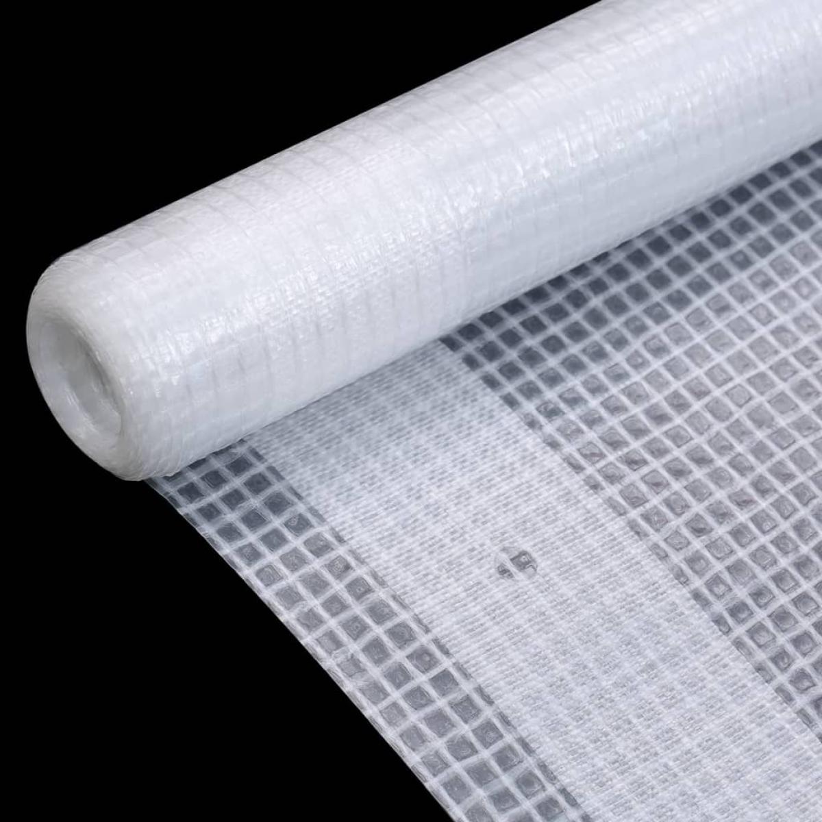 Lonas de leno 2 unidades 260 g/m² 1,5x10 m blanca