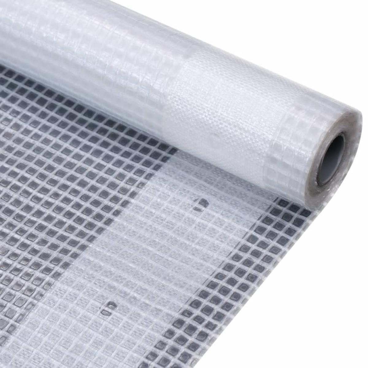 Lonas de leno 2 unidades 260 g/m² 4x8 m blanca