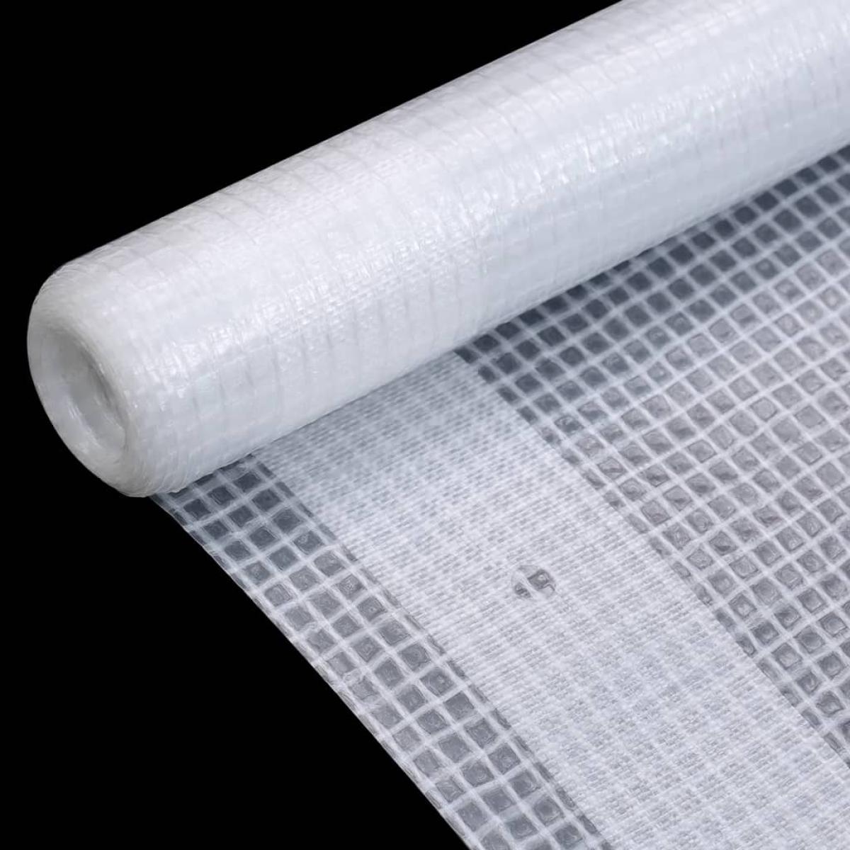 Lonas de leno 2 unidades 260 g/m² 4x10 m blanca