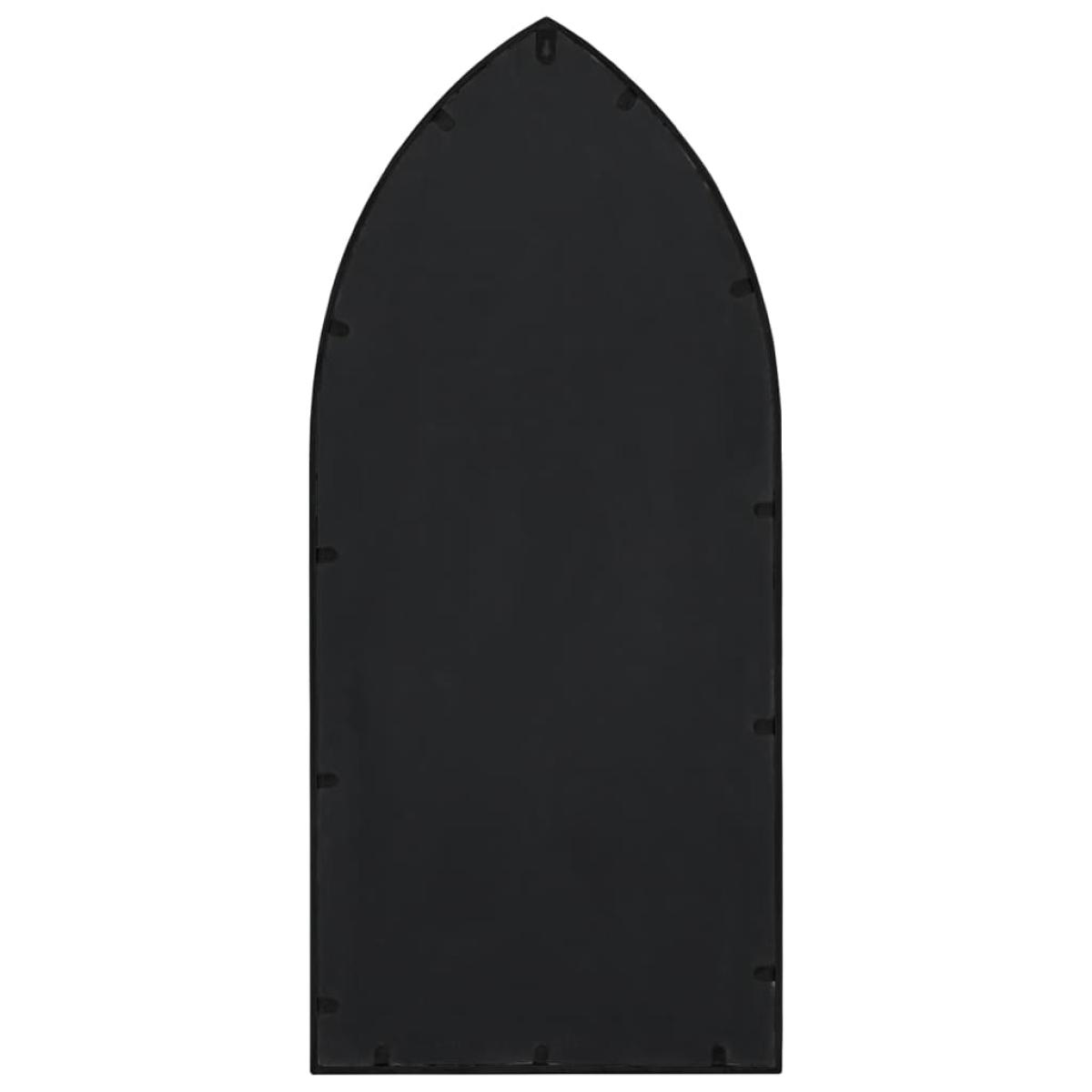 Espejo hierro negro para uso interior 100x45 cm