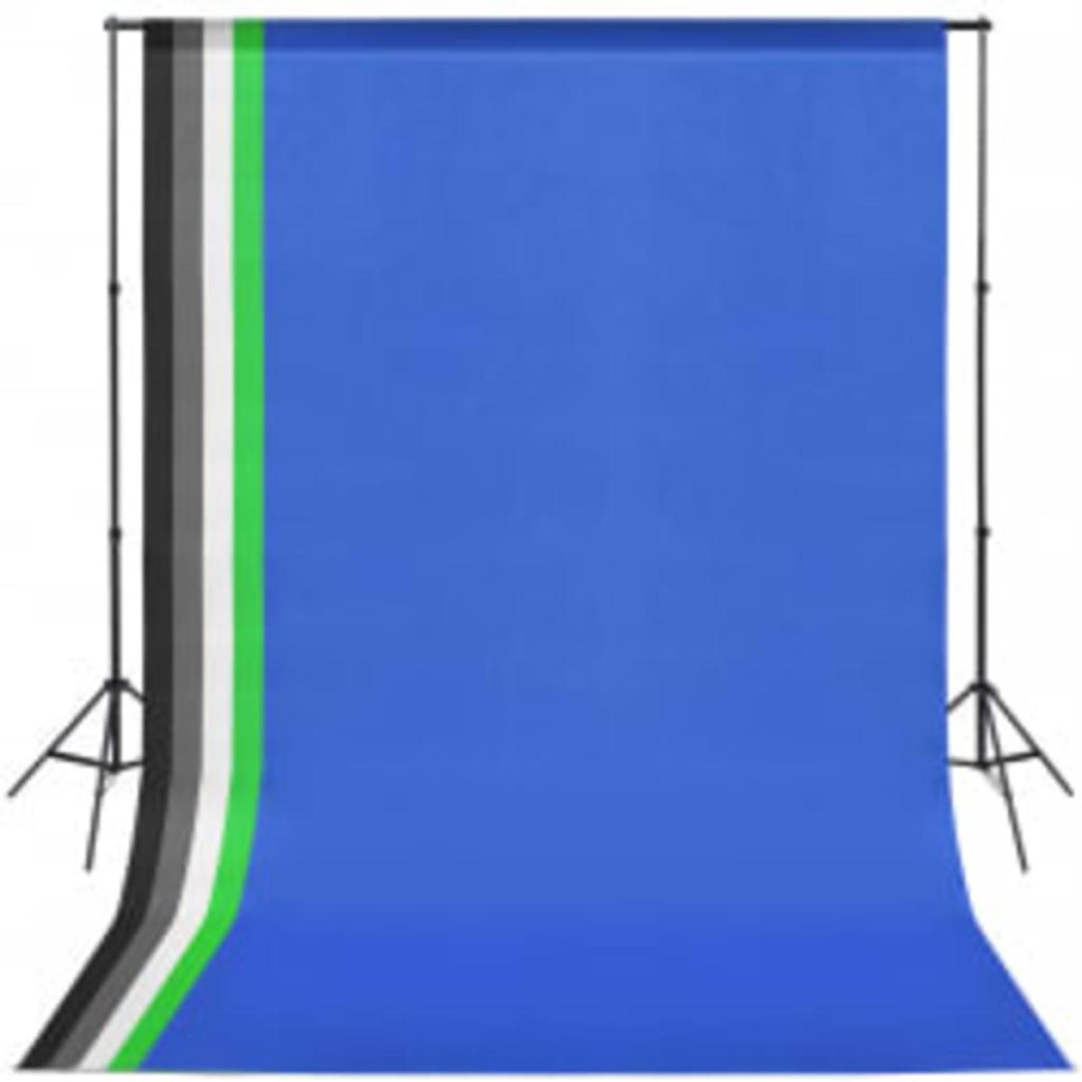 Kit de estudio fotográfico con set de luces y fondo