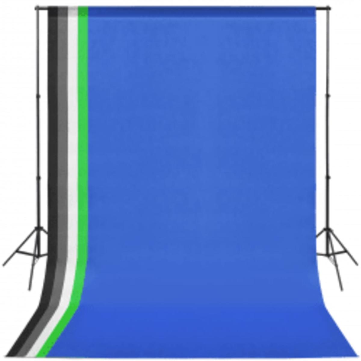 Kit de estudio fotográfico con softbox y fondo