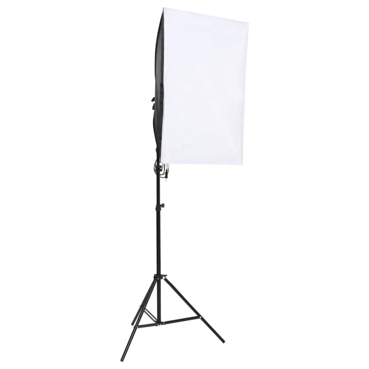 Kit de estudio fotográfico con set de luces y fondo