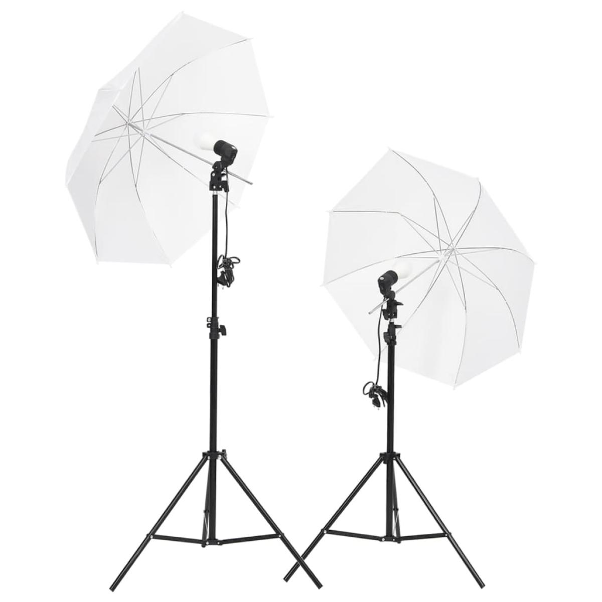 Kit de estudio fotográfico con iluminación y fondo