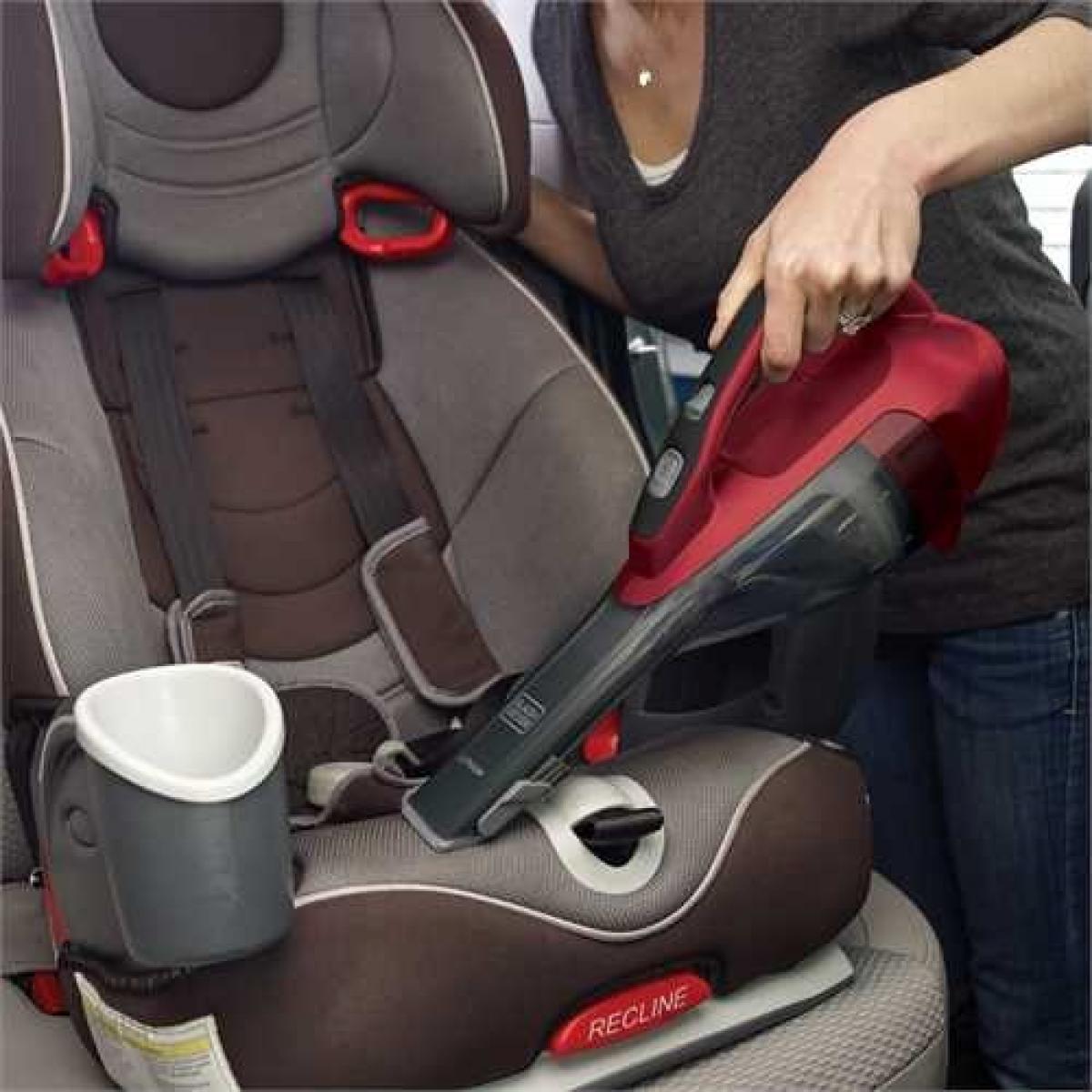 ASPIRADOR MANO BLACK&DECKER DVA315J 10,8V ROJO