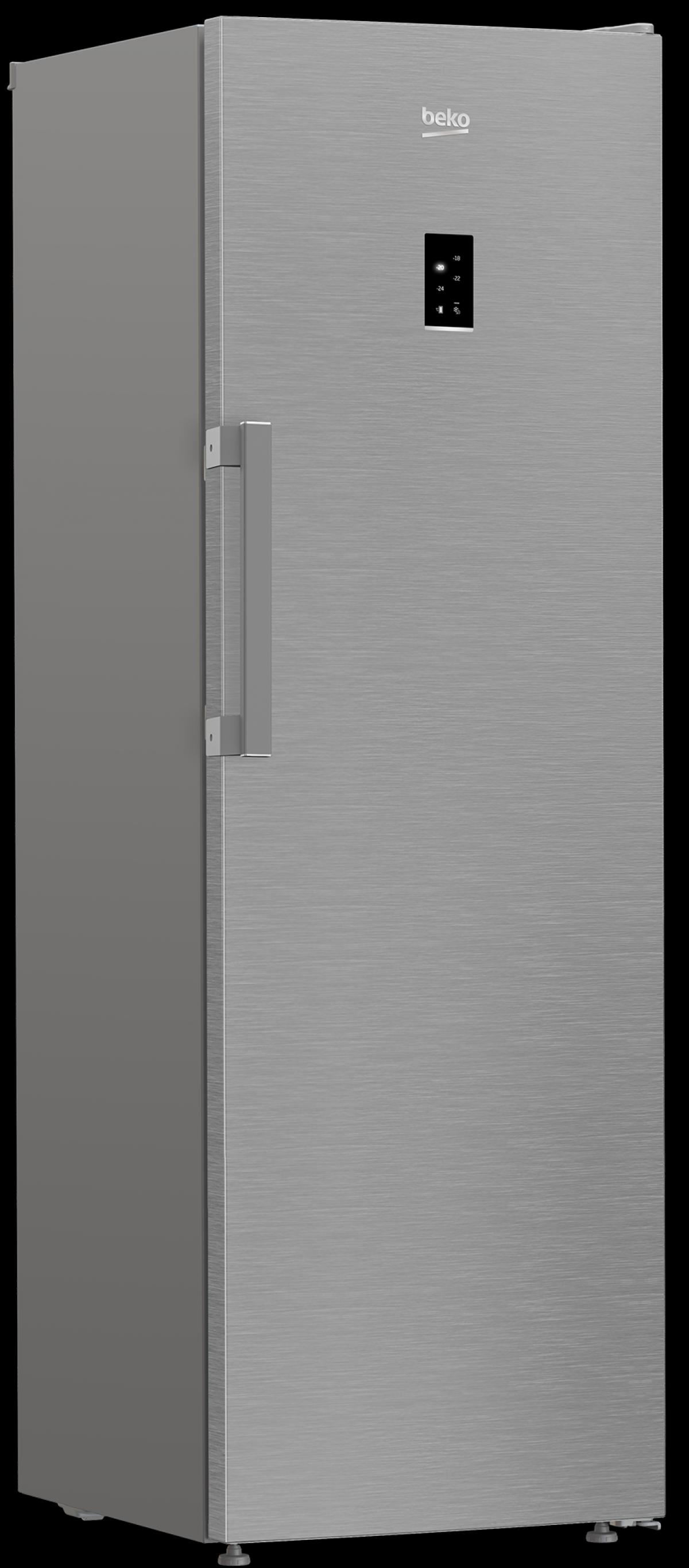 CONGELADOR VERTICAL BEKO B3RFNE314XB 186,5X59,7 NF E INOX