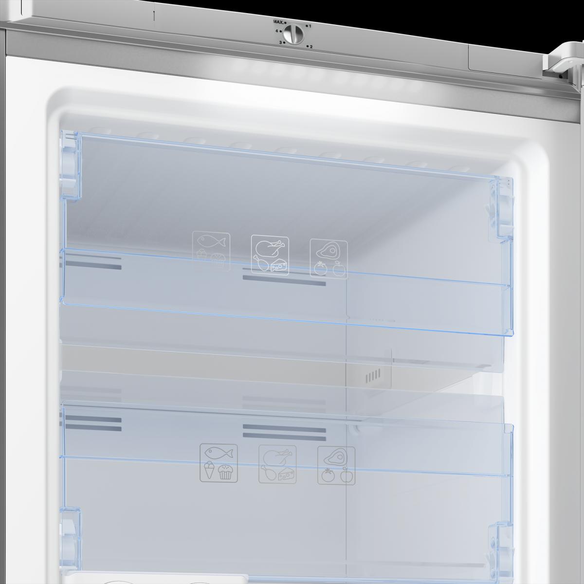 CONGELADOR VERTICAL BEKO RFNE290L41WN 171,4X59,5 NF E 256L BCO