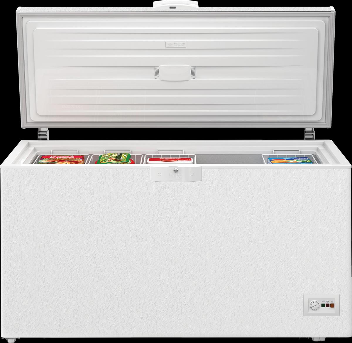 CONGELADOR HORIZONTAL BEKO HSM37540 129X67,5 CICLICO E 3CESTAS 360L BCO