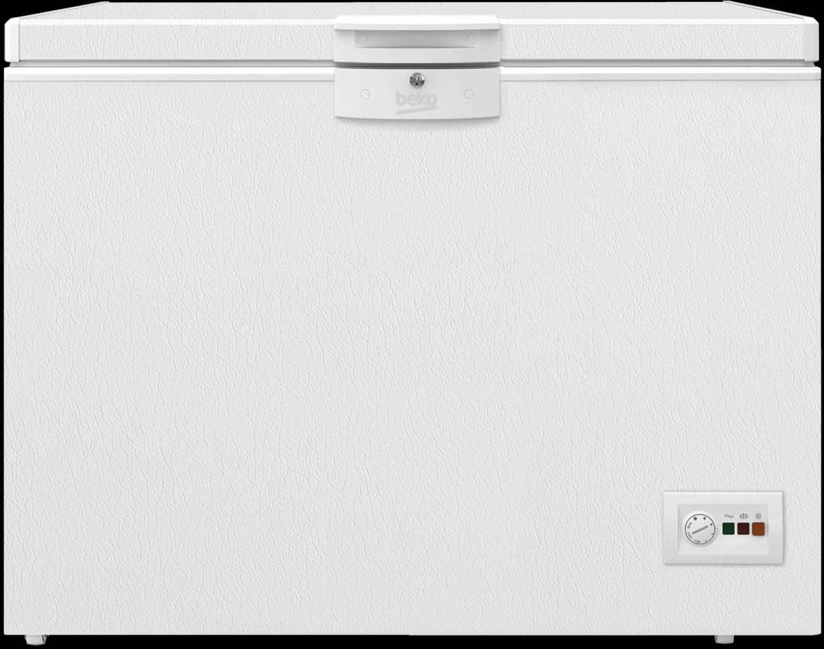 CONGELADOR HORIZONTAL BEKO HSM29540 110,5X67,5 CICLICO E 2CESTAS 298L BCO