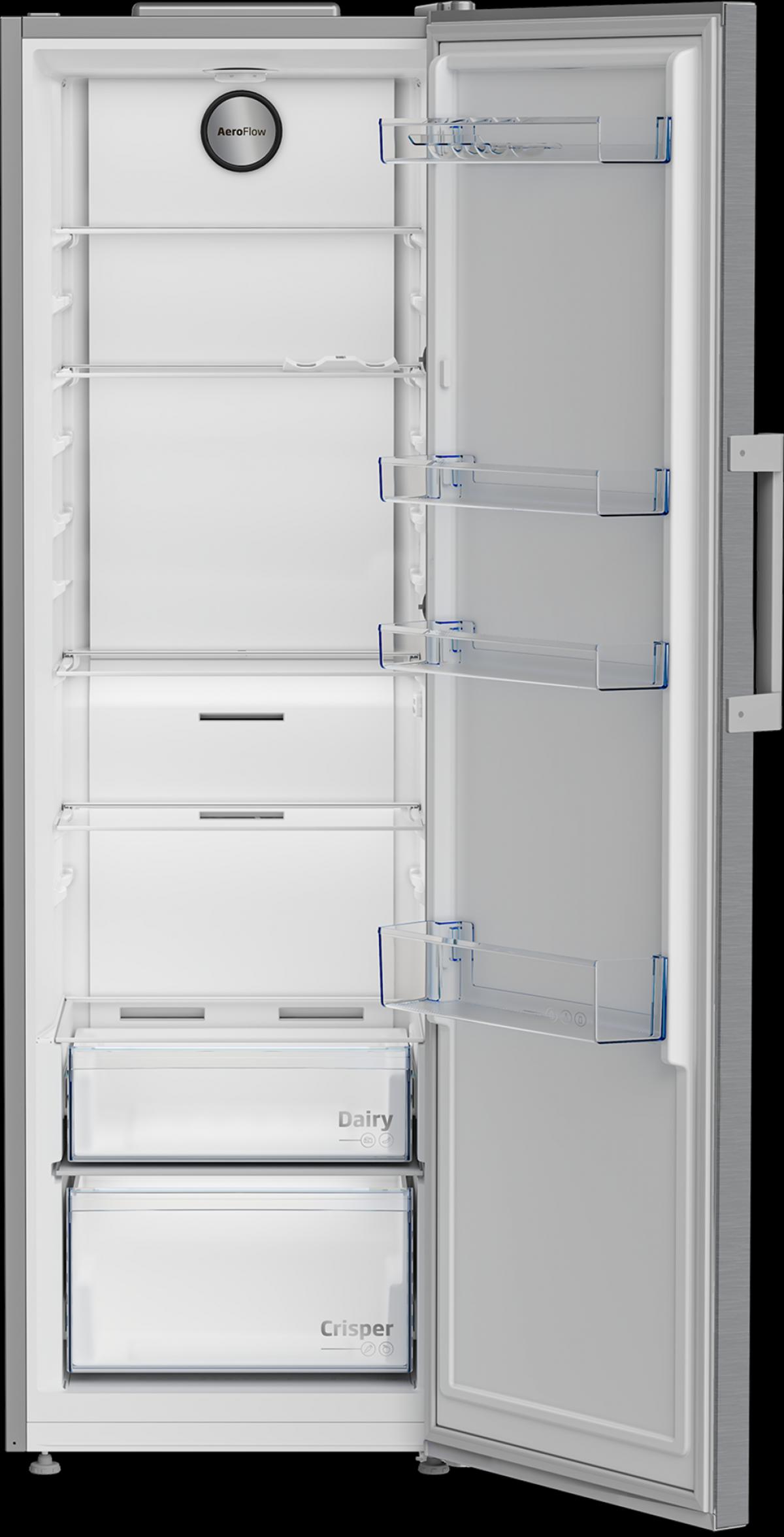 FRIGO 1P BEKO B1RMLNE444XB 186,5X59,7 NF E INOX