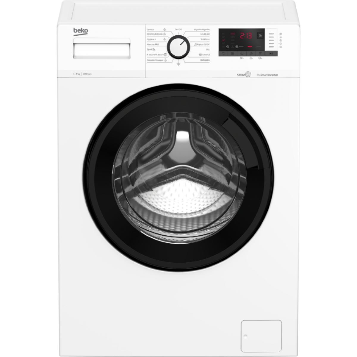 LAVADORA BEKO WRA 7615 XW 7KG 1200RPM A INVERTER C-VAPOR BCA