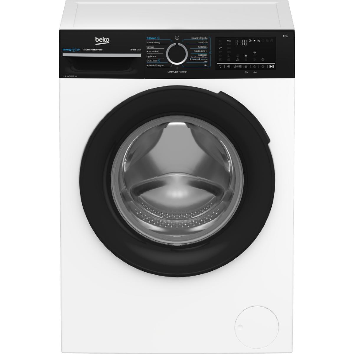 LAVADORA BEKO BM3WFU41041W 10KG 1400RPM A INVERTER ENERGYSPIN