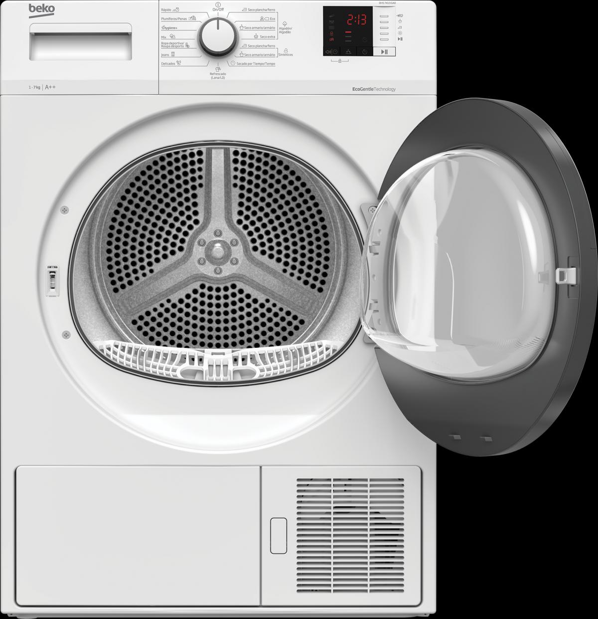 SECADORA BOMBA CALOR BEKO DHS7413GA0 7KG A++ VAPOR
