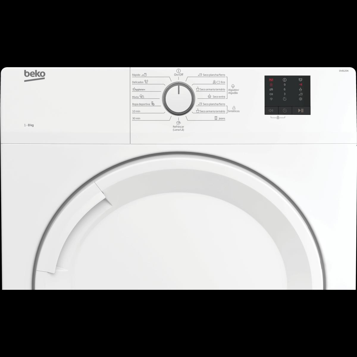 SECADORA EVACUACION BEKO DV8120N 8KG C