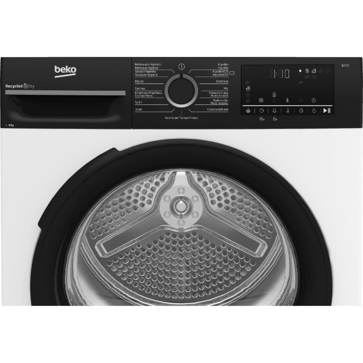 SECADORA BOMBA CALOR BEKO BM3T48249W 8KG A+++