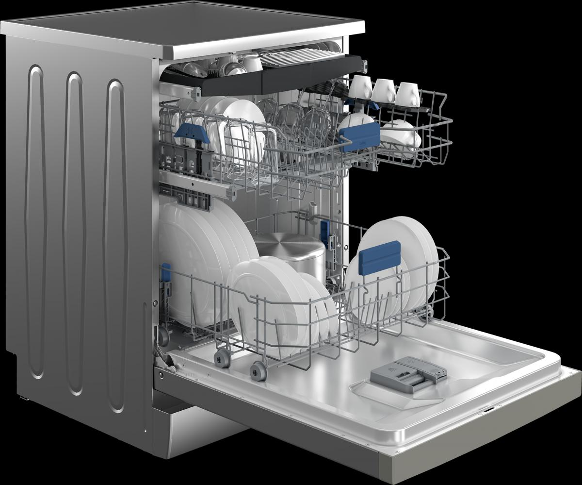 LAVAVAJILLAS BEKO BDFN26550XC 15CUB B 3ªBANDEJA INVERTER APERT.AUTO INOX