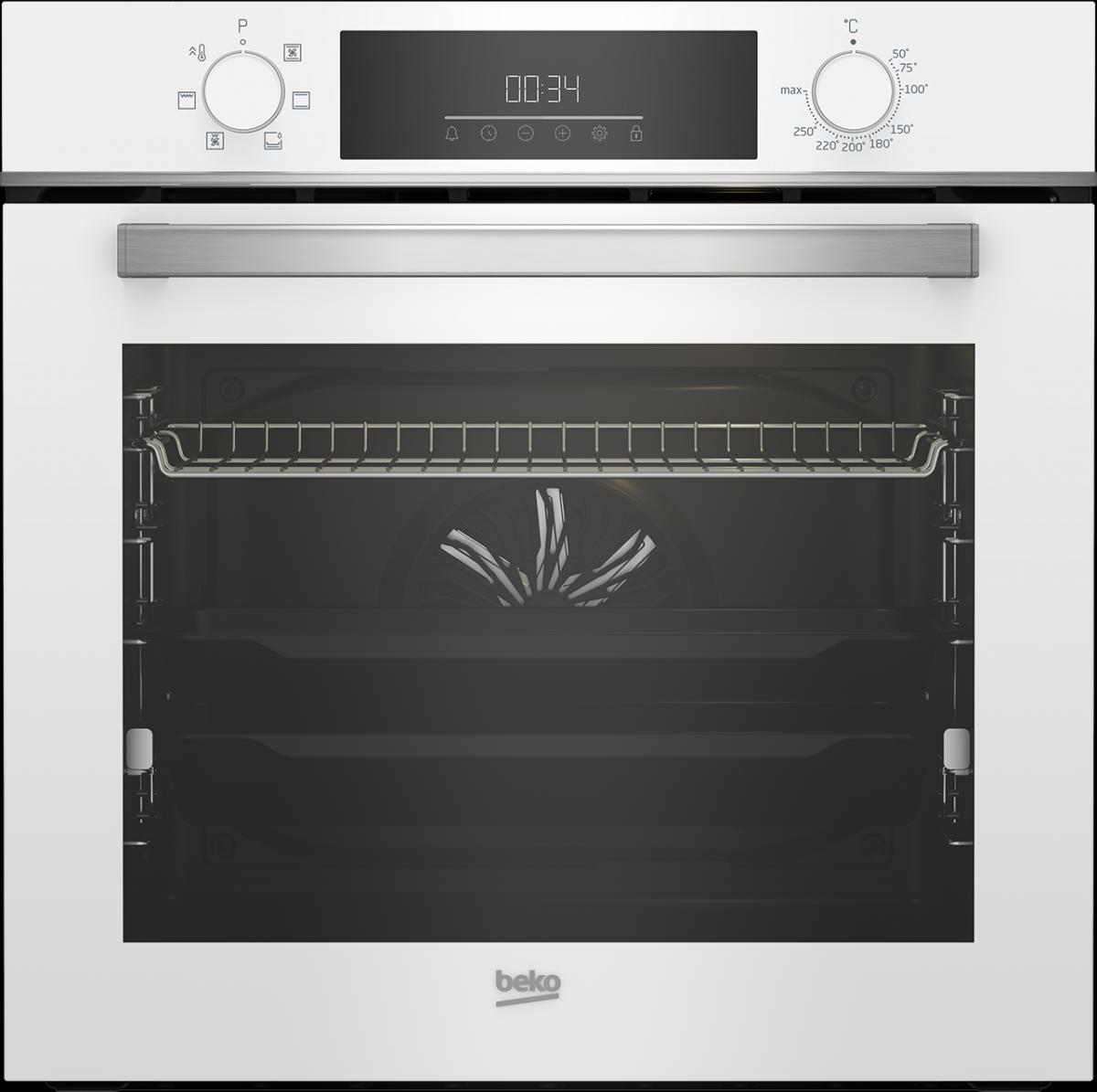 HORNO BEKO BBIE18300W MULTIF.6 A HIDROLISIS GUIA TELESC. BCO.
