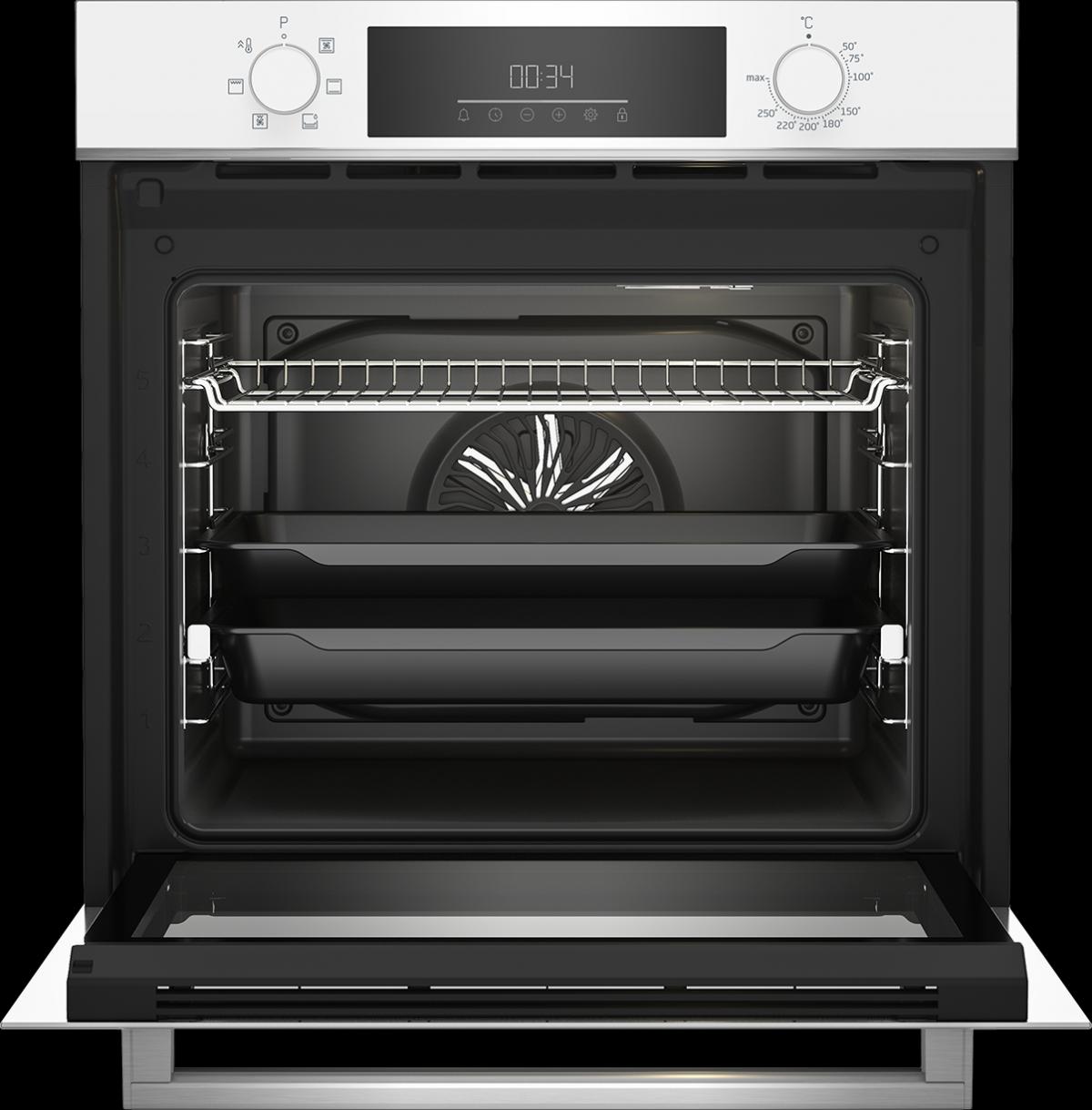 HORNO BEKO BBIE18300W MULTIF.6 A HIDROLISIS GUIA TELESC. BCO.
