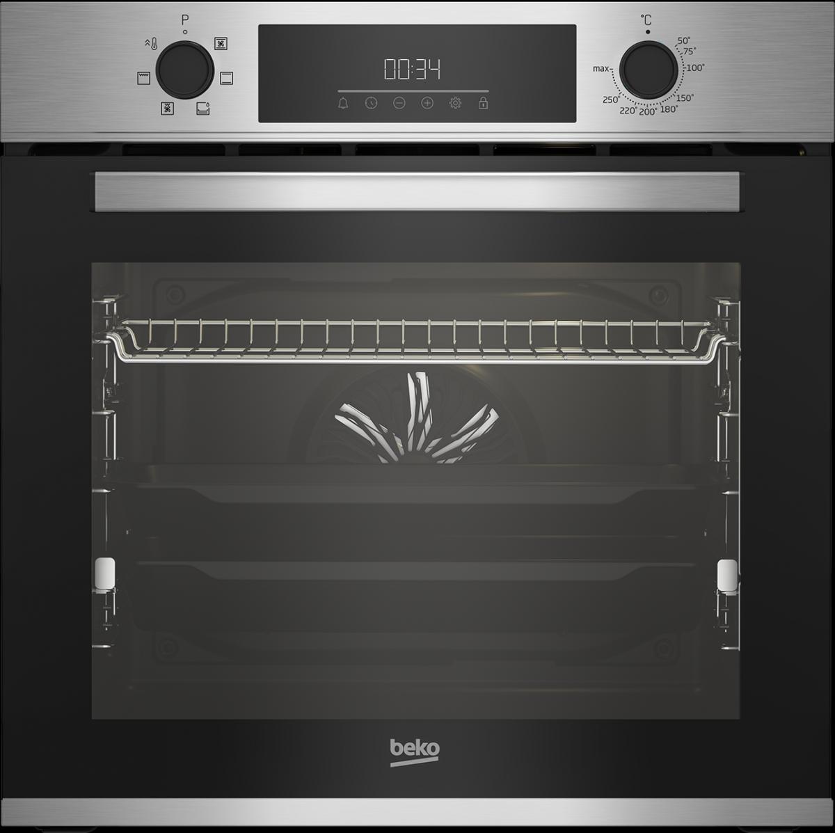 HORNO BEKO BBIE123001XD MULTIF.6 A GUIA TELESC. HIDROLISIS INOX