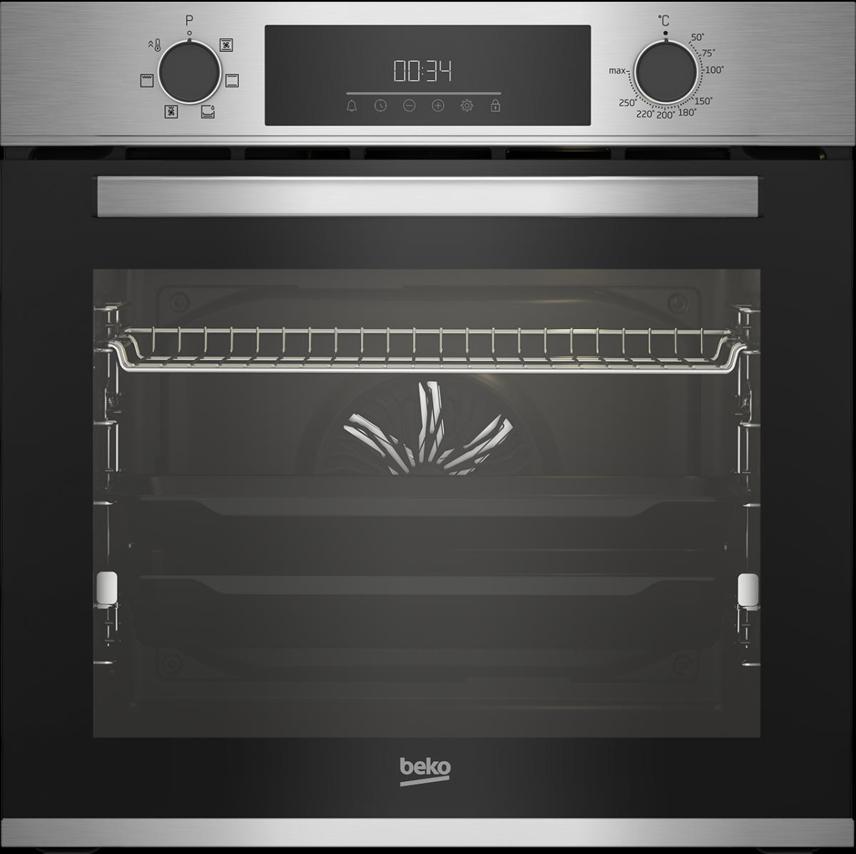 HORNO+INDUCCION BEKO BBSE12340XD MULTIF.6 A INOX C-LIMPIEZA VAPOR