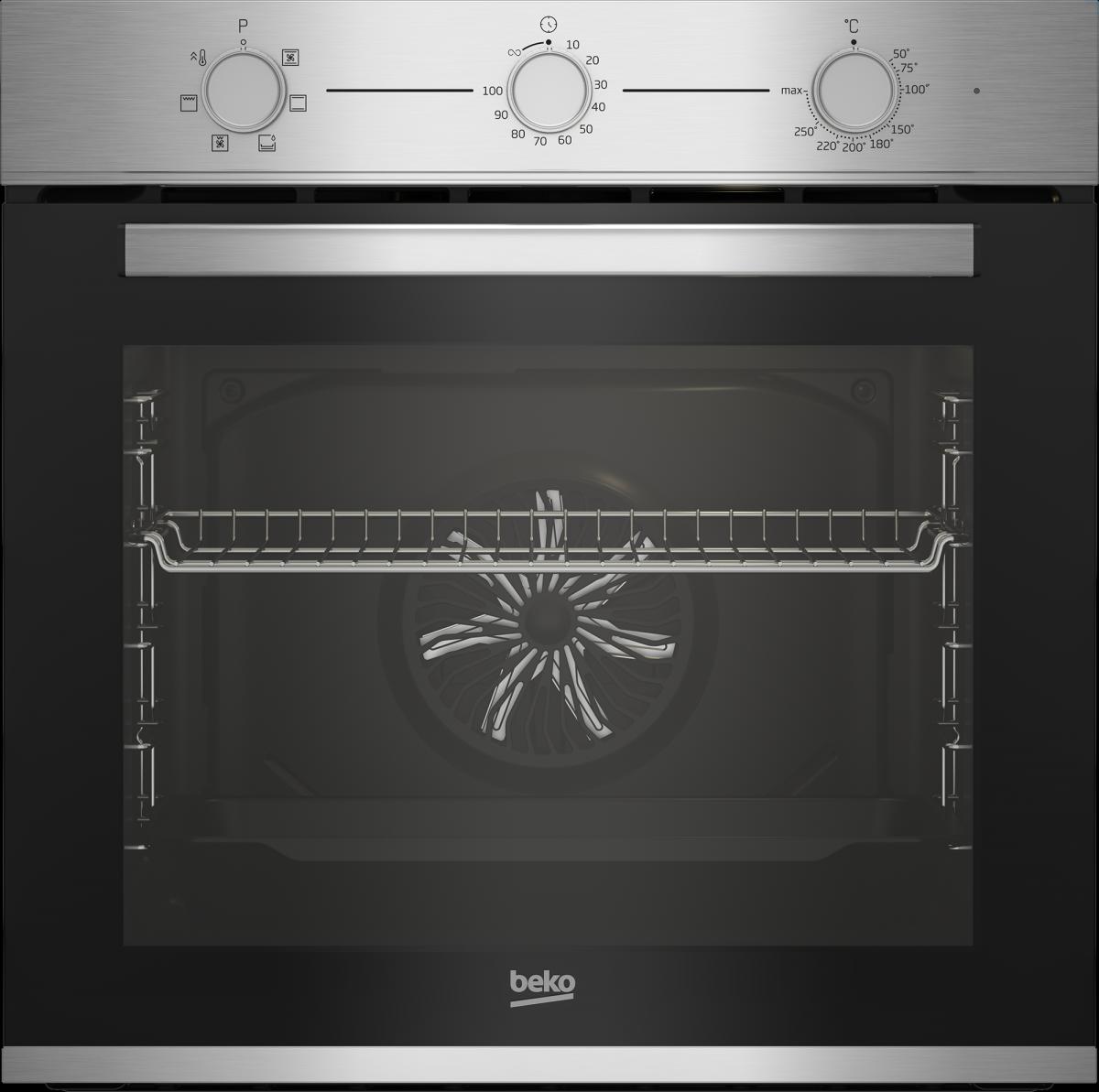 HORNO+VITRO BEKO BBSE12120XD MULTIF6.A INOX C-LIMPIEZA VAPOR