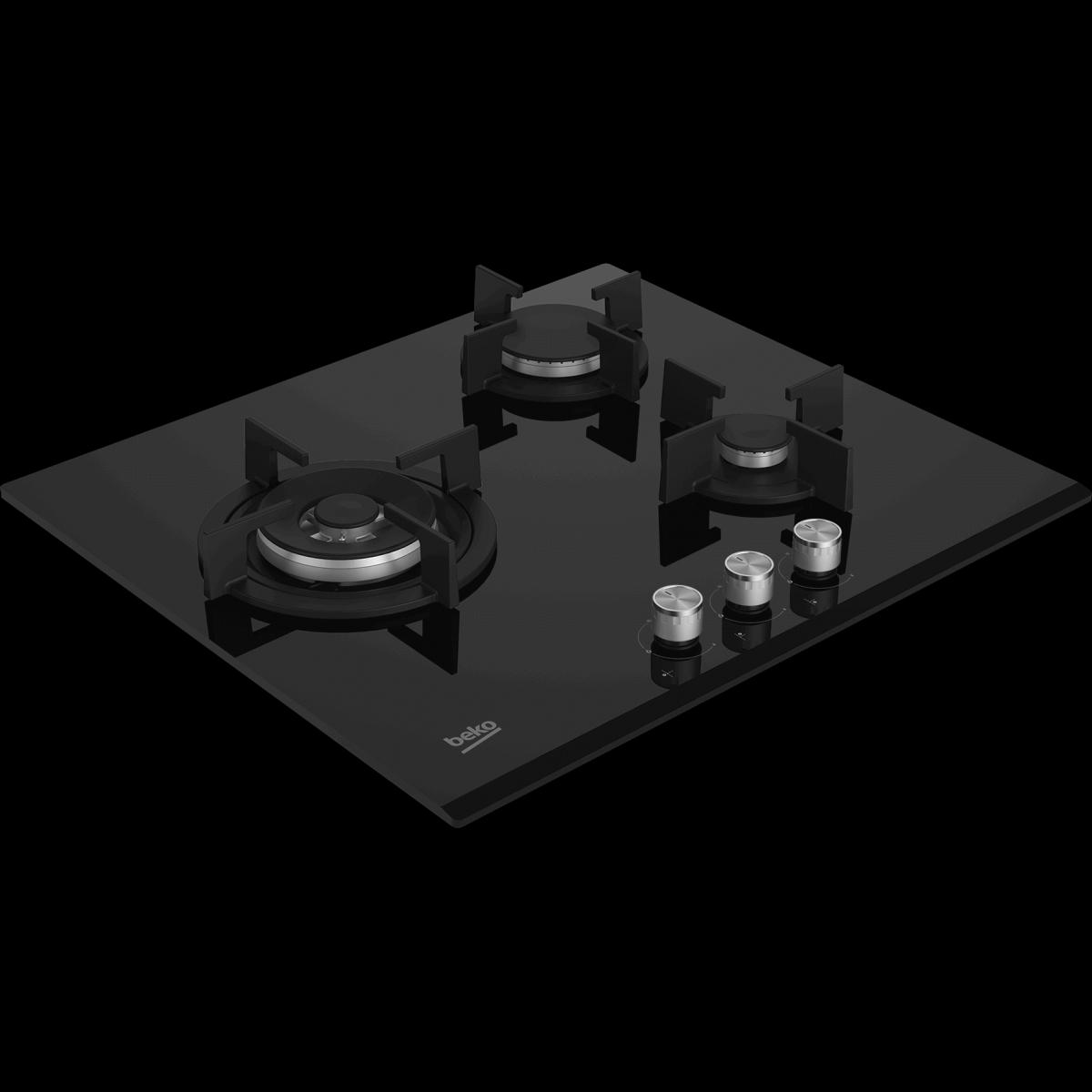 PLACA GAS BEKO HISW63222SO 3F CRISTAL C-WOK BUT