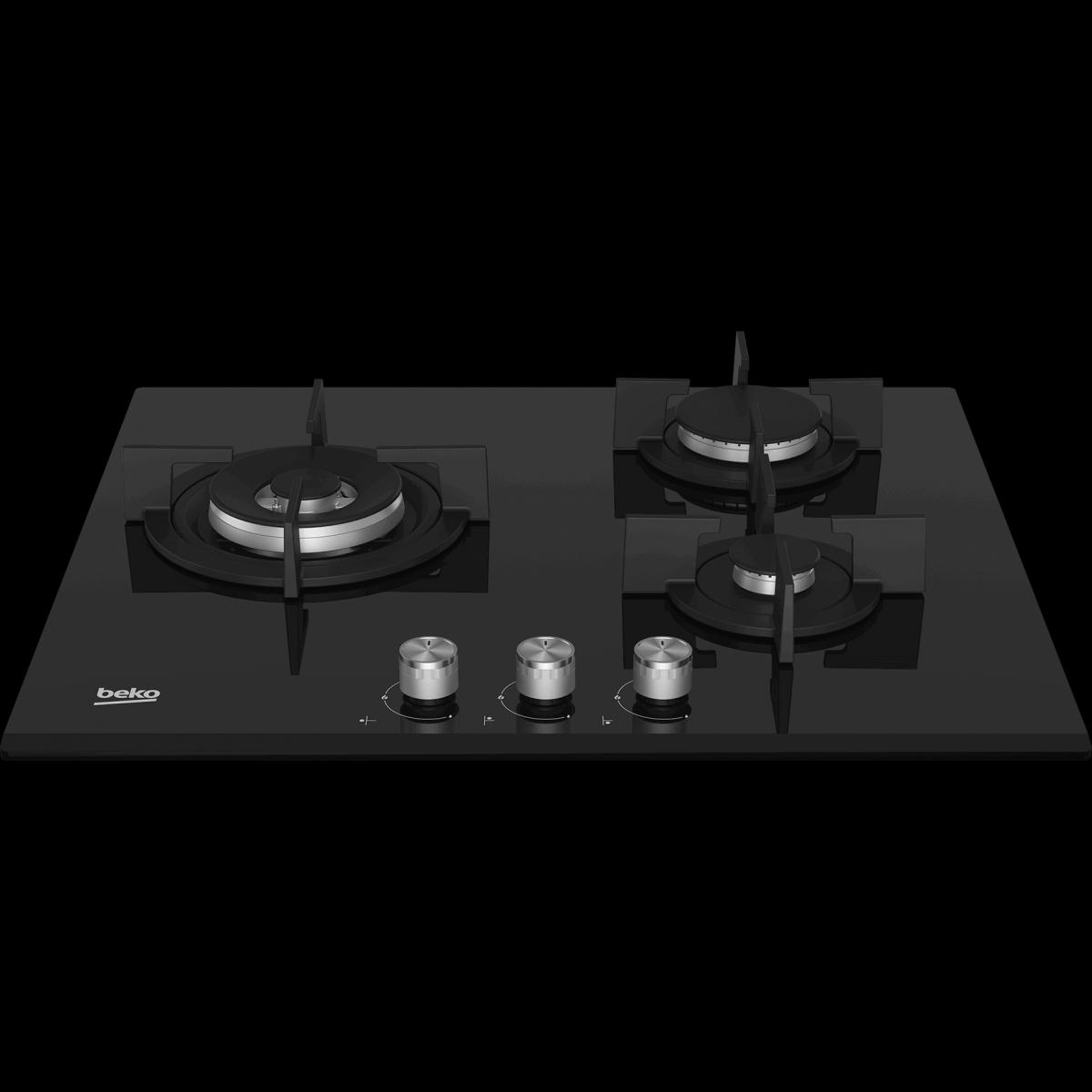 PLACA GAS BEKO HISW63222SO 3F CRISTAL C-WOK BUT