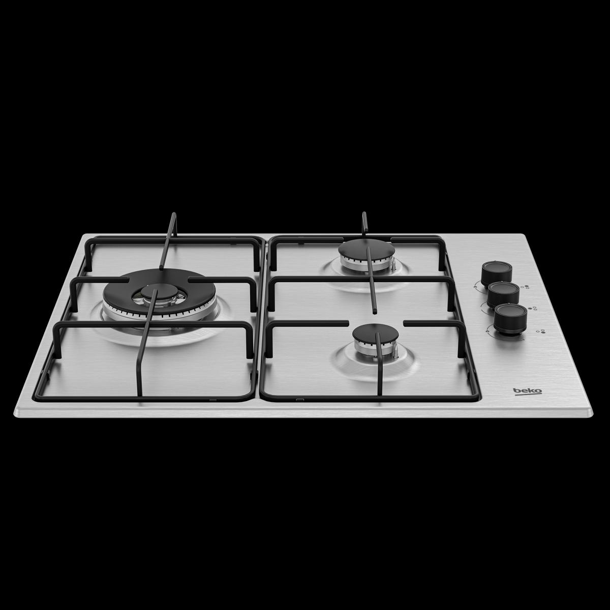 PLACA GAS BEKO HIGG 63113 SX 3F.C-WOK BUTANO