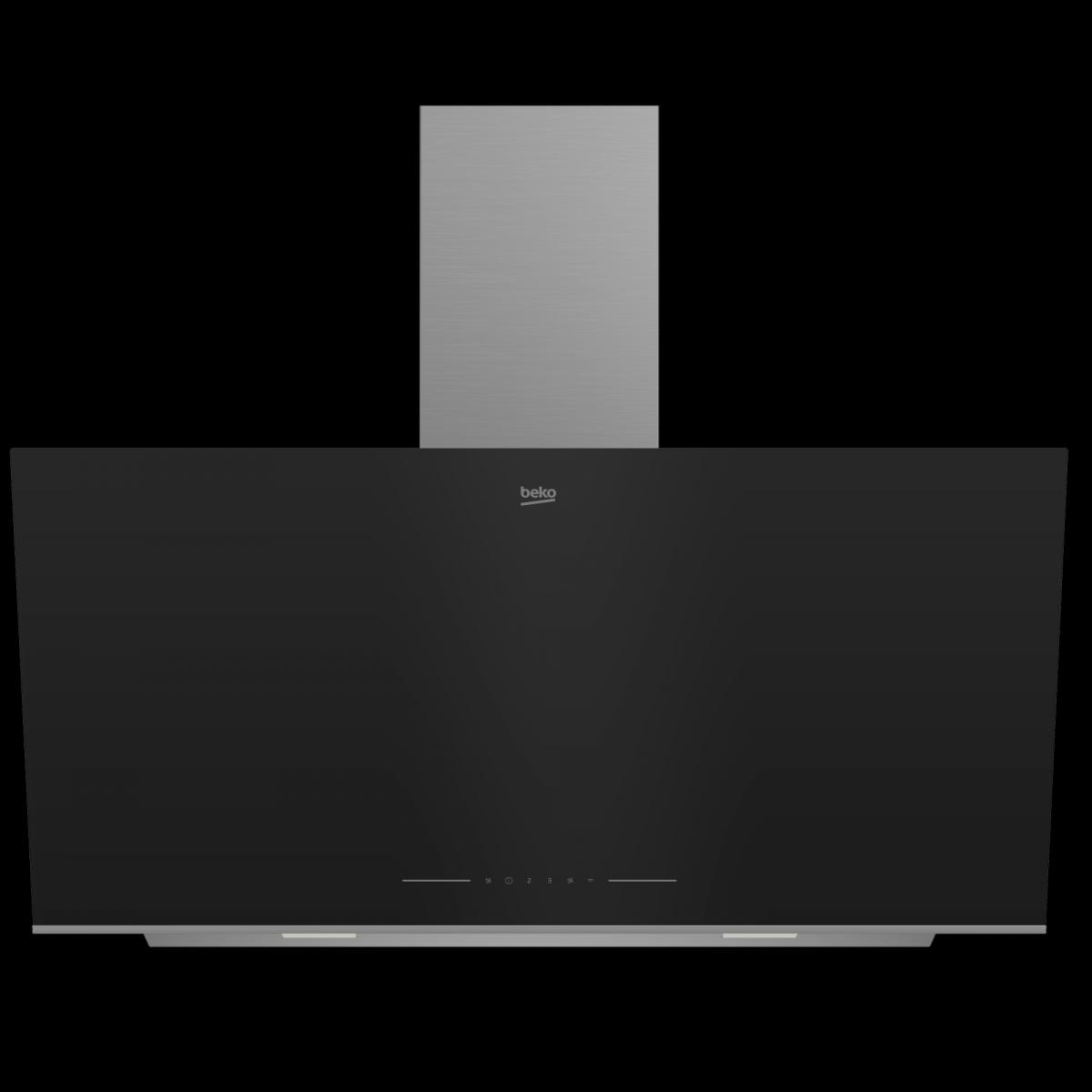 CAMPANA DECORATIVA BEKO BHCA96641BBHS 90CM CRIST.NGO 712m3