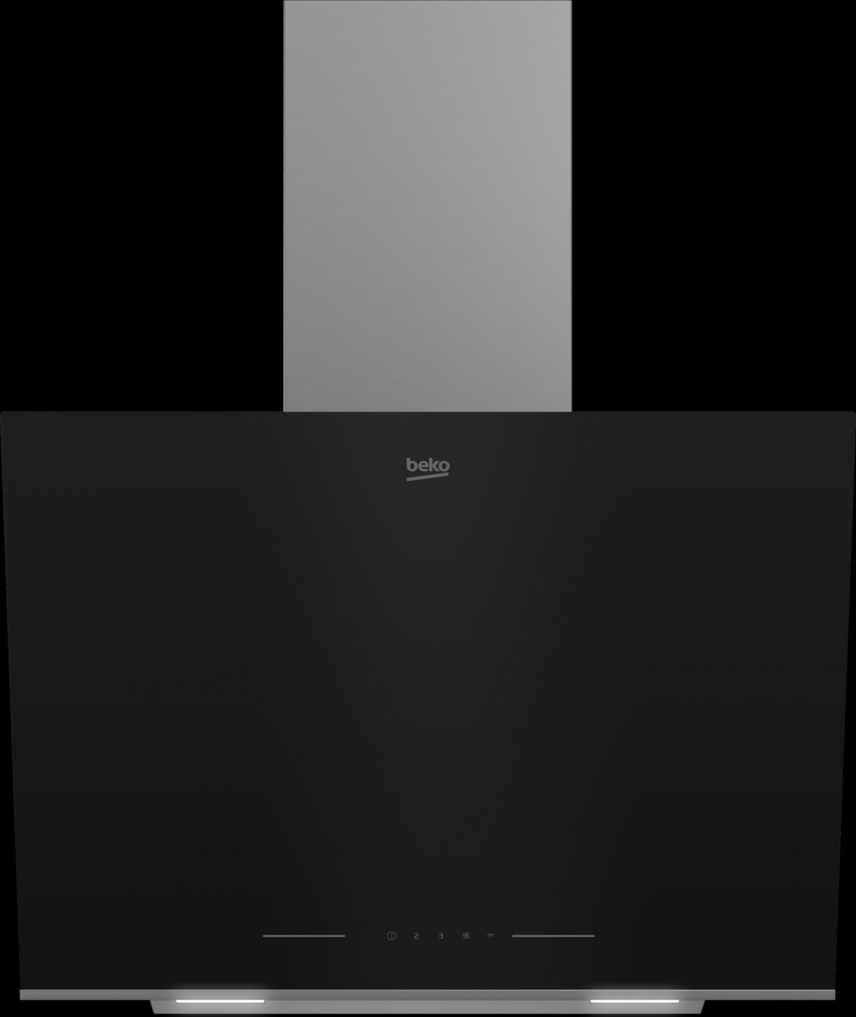 CAMPANA DECORATIVA BEKO BHCA66641BBHS 60CM CRIST.NGO 720m3