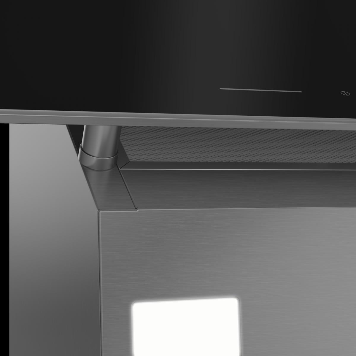 CAMPANA DECORATIVA BEKO BHCA66641BBHS 60CM CRIST.NGO 720m3