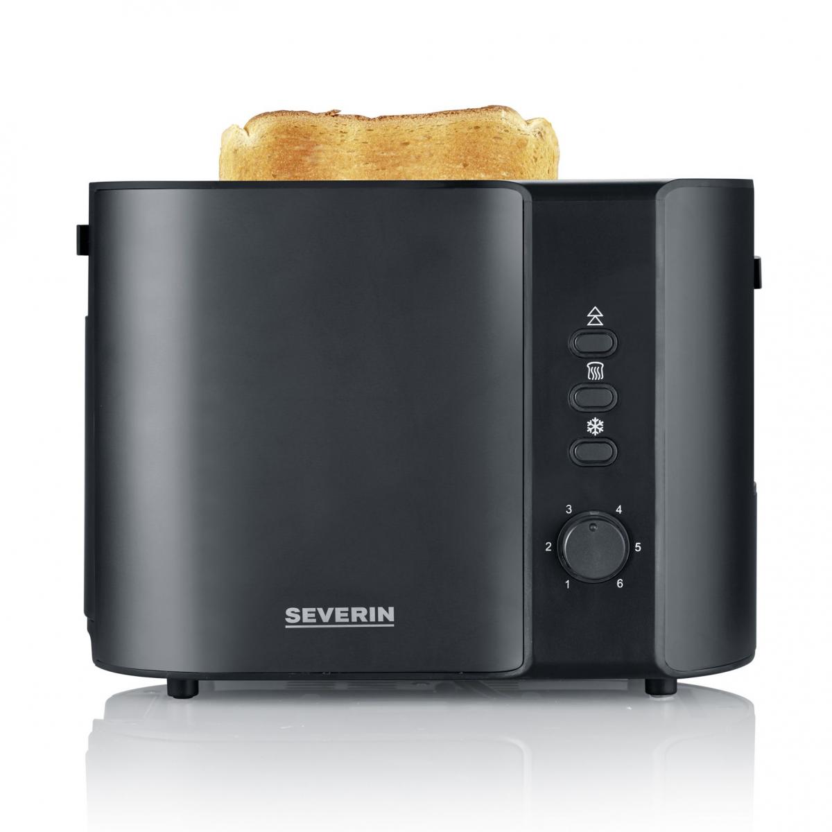 TOSTADOR SEVERIN AT9552 800W PAN MOLDE NEGRO 2 RANURAS