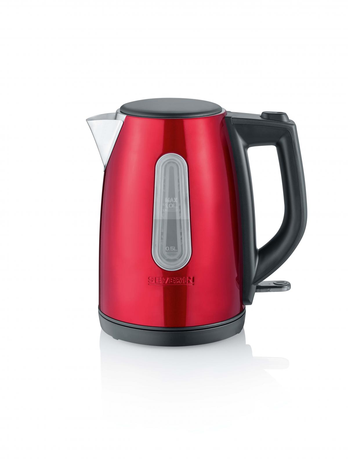 HERVIDOR SEVERIN WK3417 1L 2200W ROJO