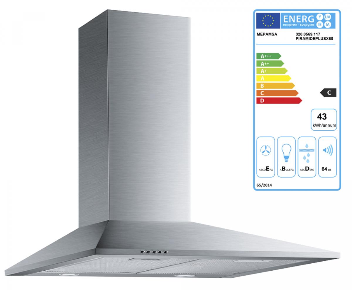 CAMPANA MEPAMSA PIRAMIDE PLUS 60X INOX 310M-H