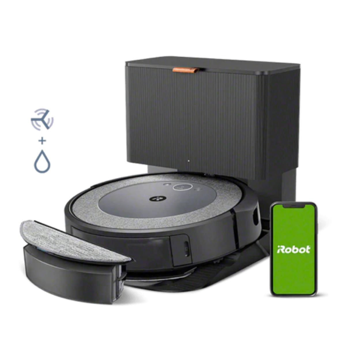 ROBOT ASPIRADOR IROBOT ROOMBA i5+-I557840  COMBO I5+ ASPIRA Y FRIEGA