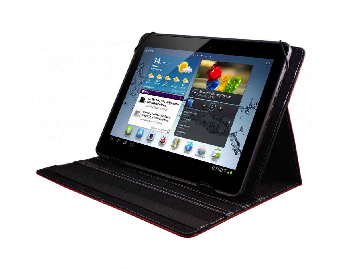 FUNDA TABLET EVITTA 3 POS. 7 ROJO-NEGRO