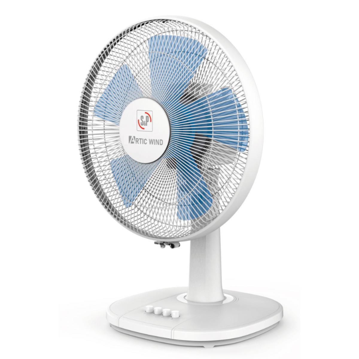 VENTILADOR SOBREMESA S&P ARTIC WIND 250 22CM 37W