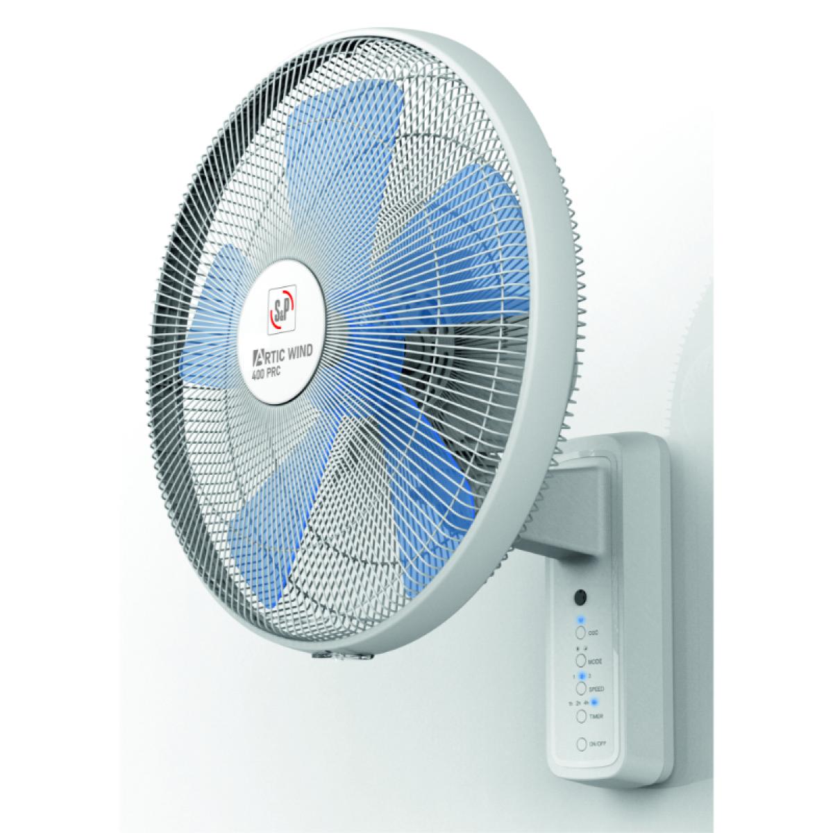 VENTILADOR PARED S&P ARTIC WIND - 400 PRC 40CM 55W C-MANDO