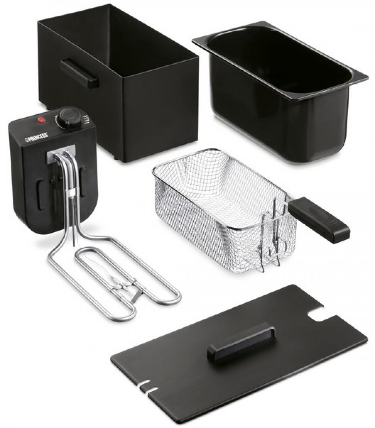 FREIDORA PRINCESS 182727 3L INOX PINTADO NEGRO
