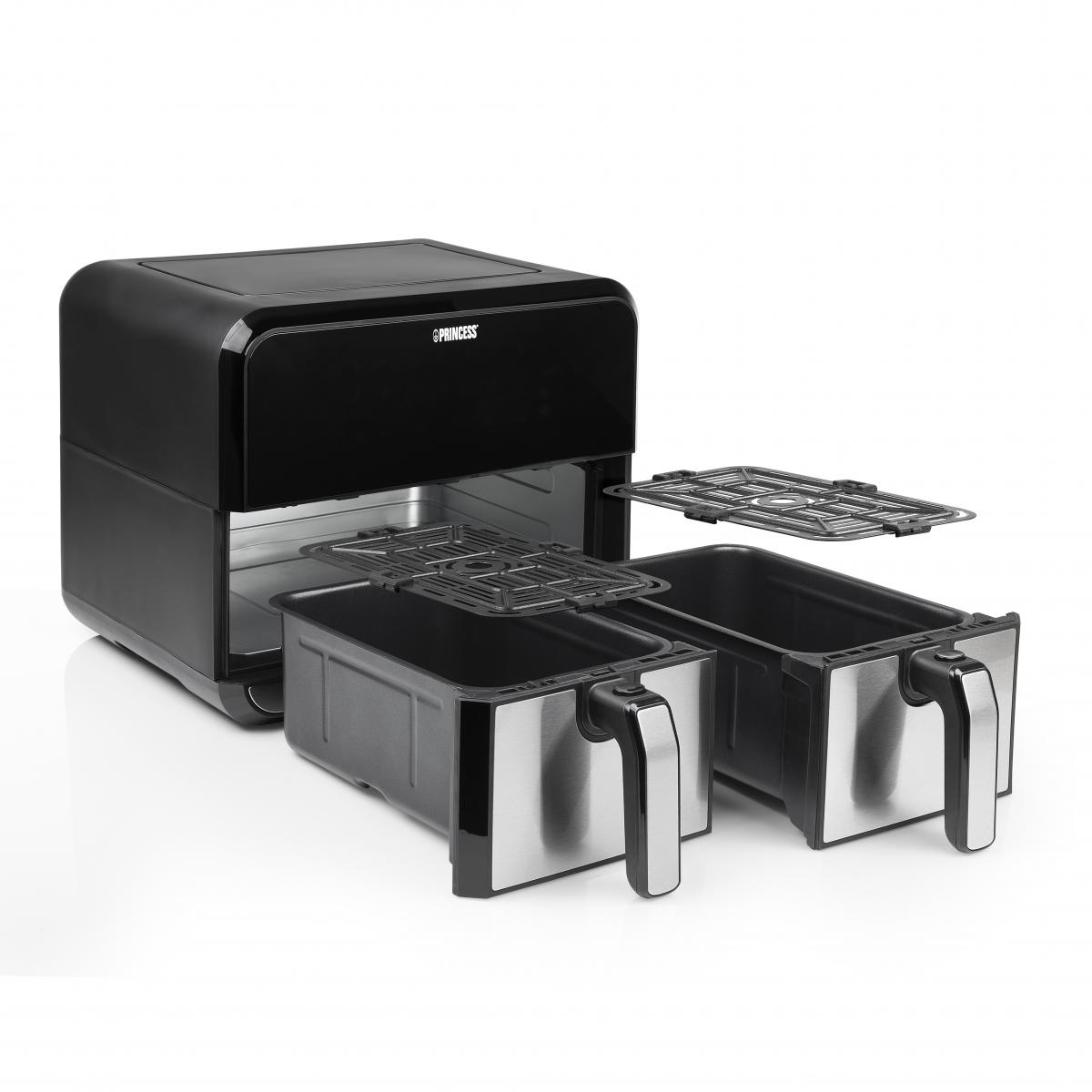 FREIDORA SIN ACEITE PRINCESS 01.182074.01.001 8L (4L+4L) 2400W DIGITAL