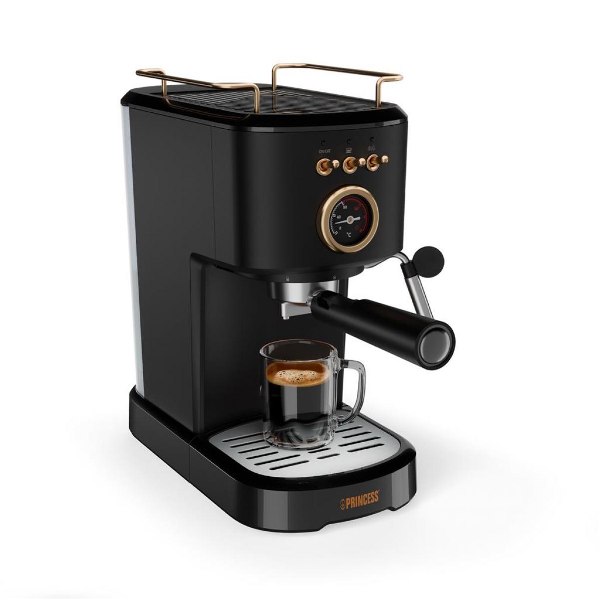 CAFETERA EXPRESS PRINCESS 249417 20BAR 1,2L MOLIDO-CAPSULAS NESPRESSO