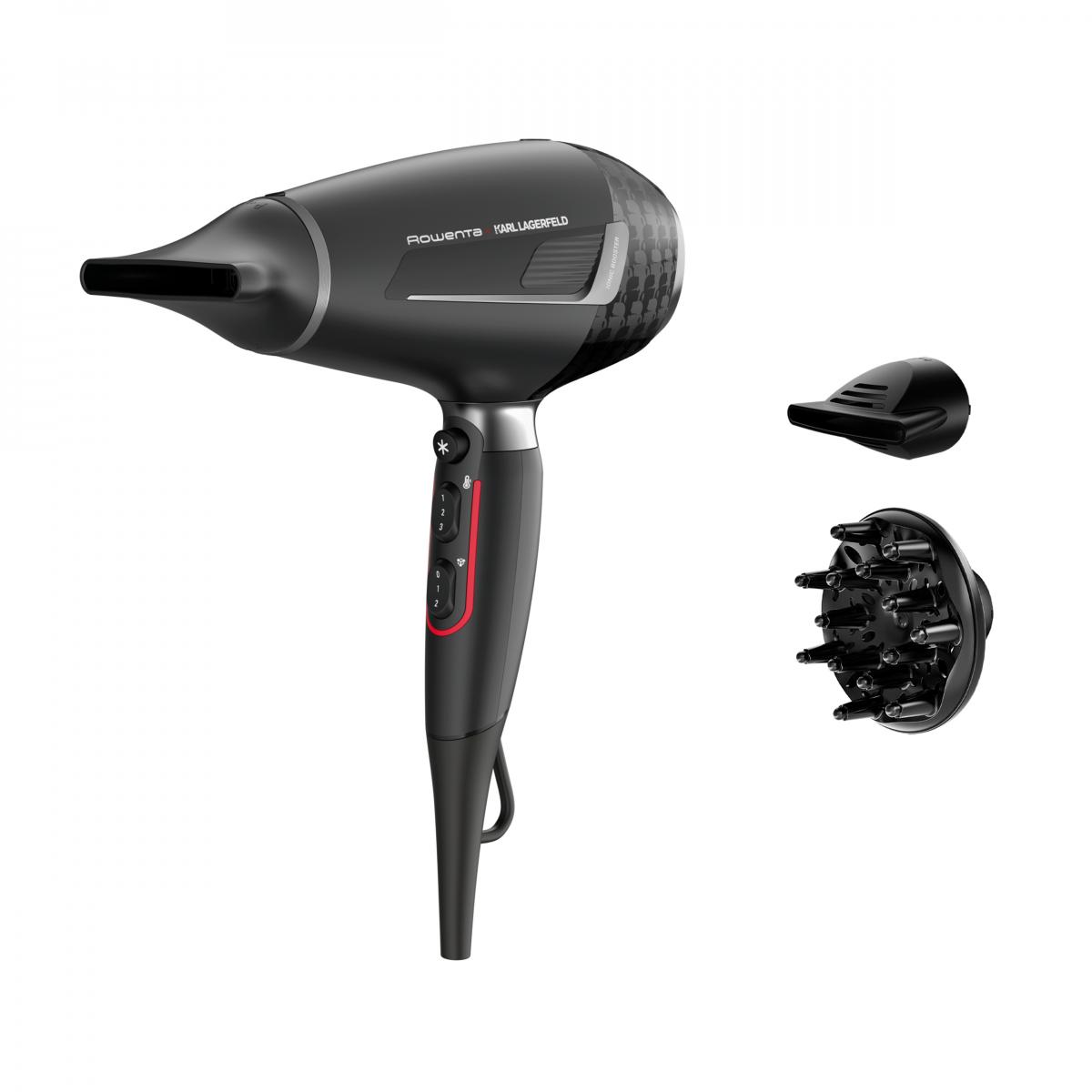 SECADOR ROWENTA CV887LF0 KARL LAGERFELD K-PRO STYLIST 2200W MOTOR AC IONICO